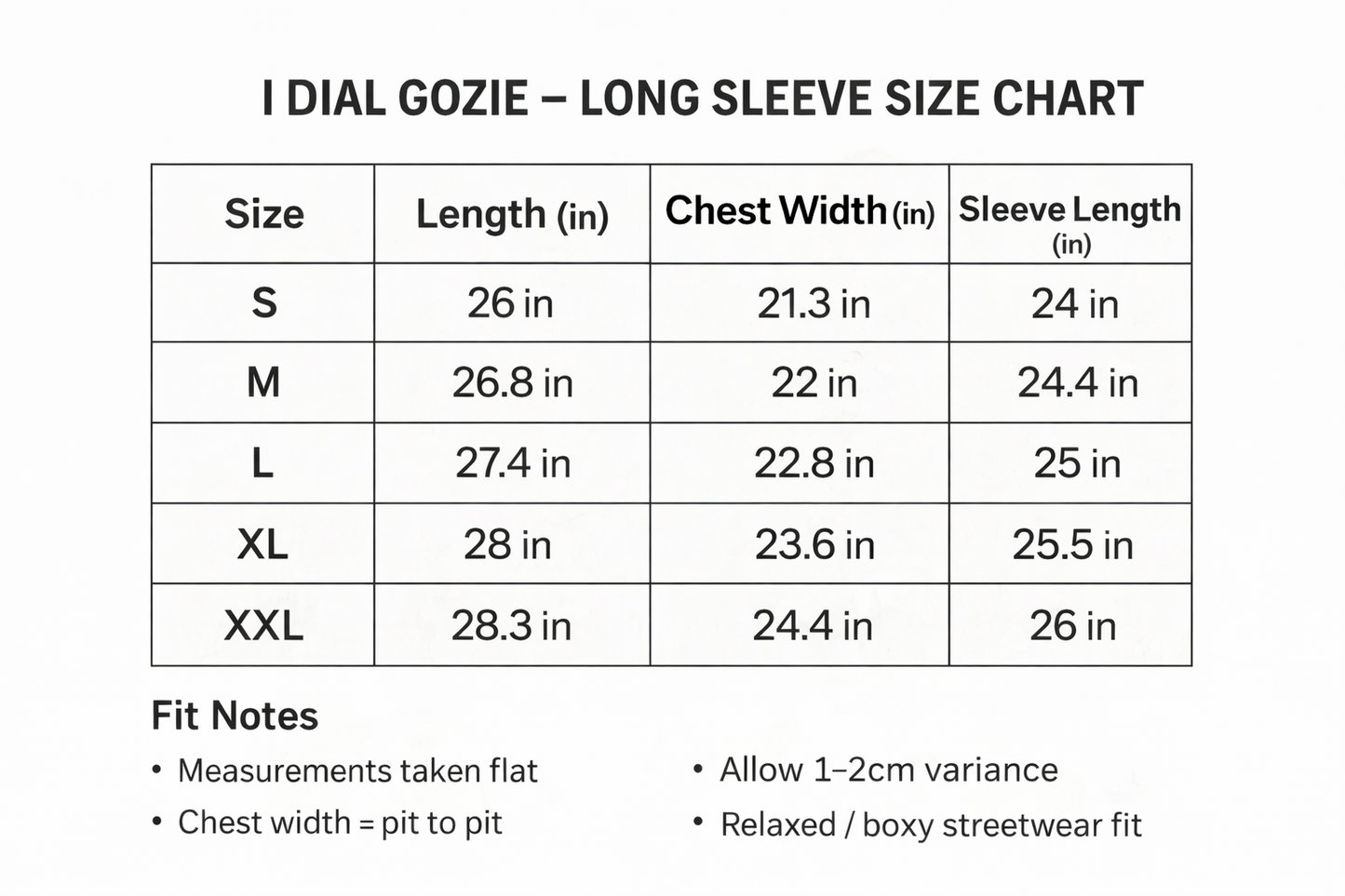 W I DIAL GOZIE LONG SLEEVE