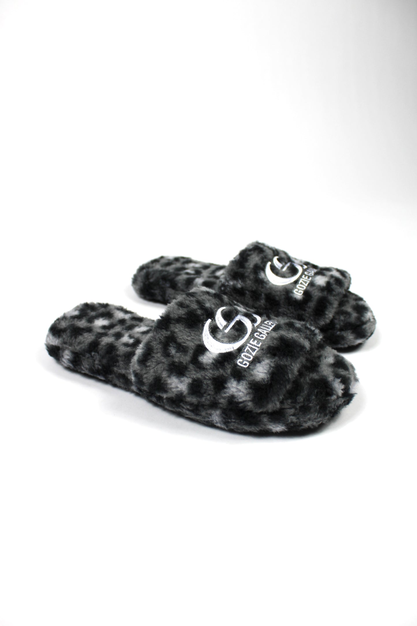 GREY CHEETAH BLESSED GROUND SLIPPERS